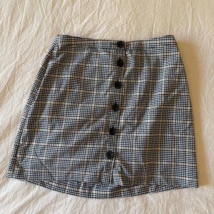 Abercrombie & Fitch "Menswear Mini Skirt" Plaid